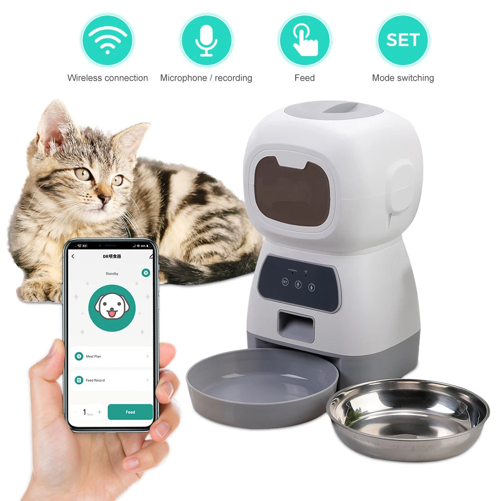 Automatic Cat Feeder with voice control